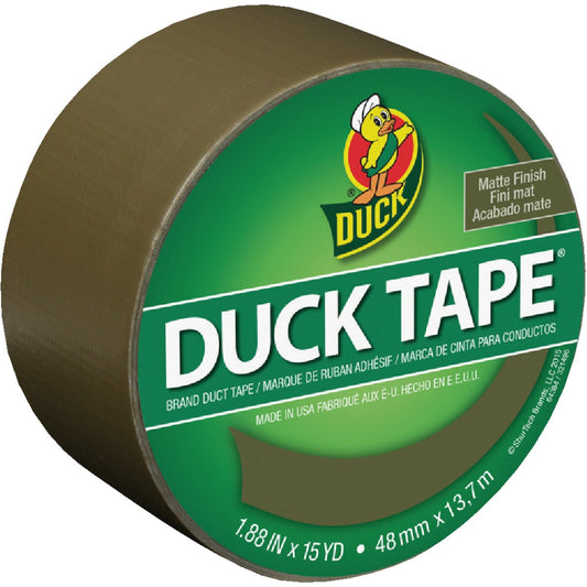 Duck Tape 1.88 In. x 15 Yd. Colored Duct Tape, Olive