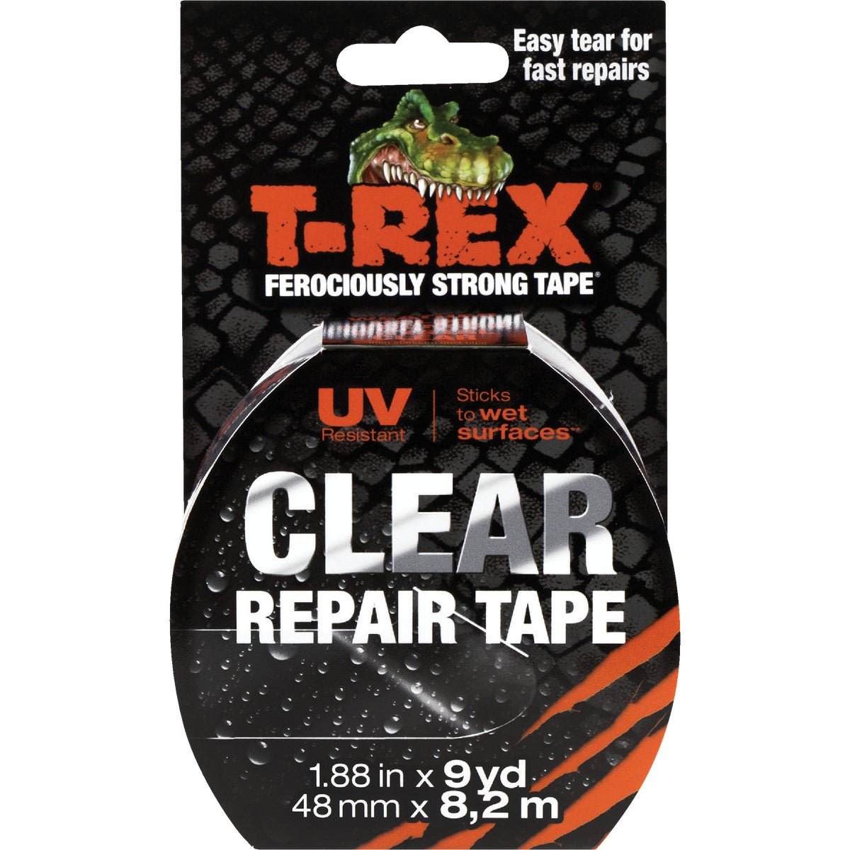 T-REX 1.88 In. x 9 Yd. Repair Tape, Clear