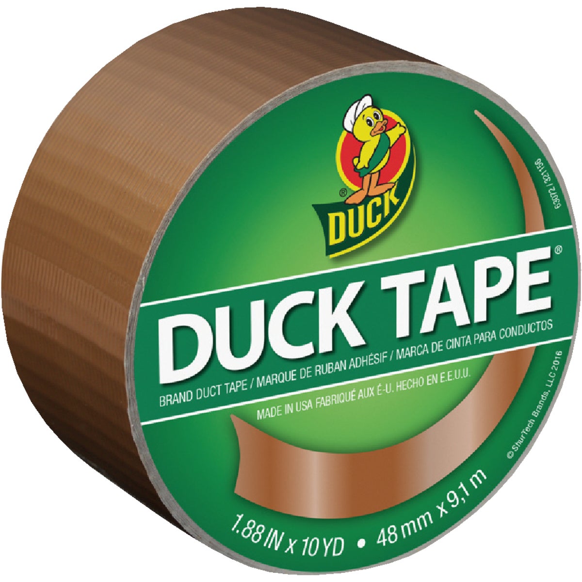 Duck Tape 1.88 In. x 10 Yd. Colored Duct Tape, Bronze