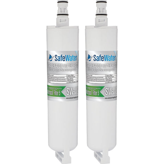 Safe Water W2 Whirlpool Icemaker & Refrigerator Water Filter Cartridge (2-Pack)