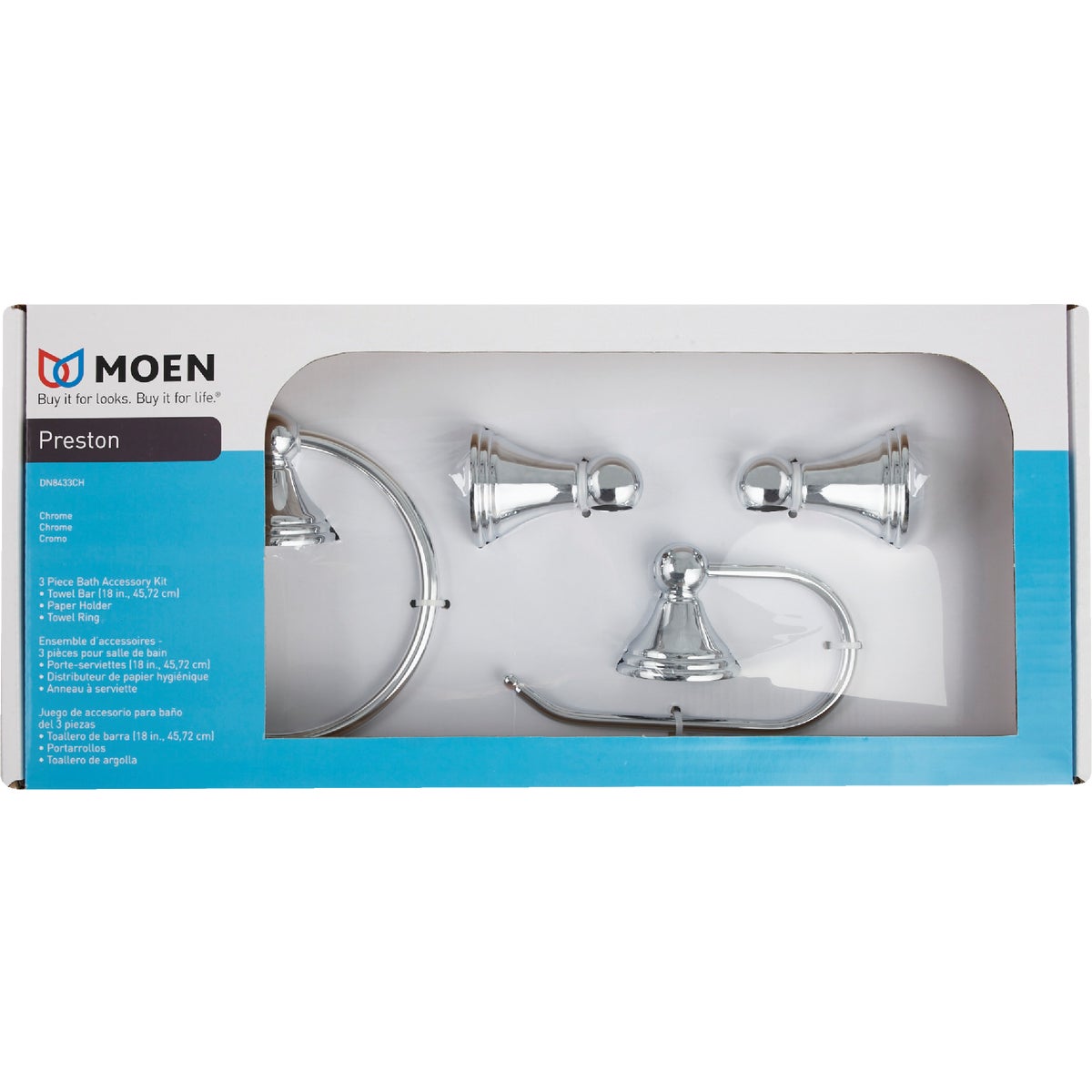 Moen Preston Collection 3-Piece Bath Accessory Kit