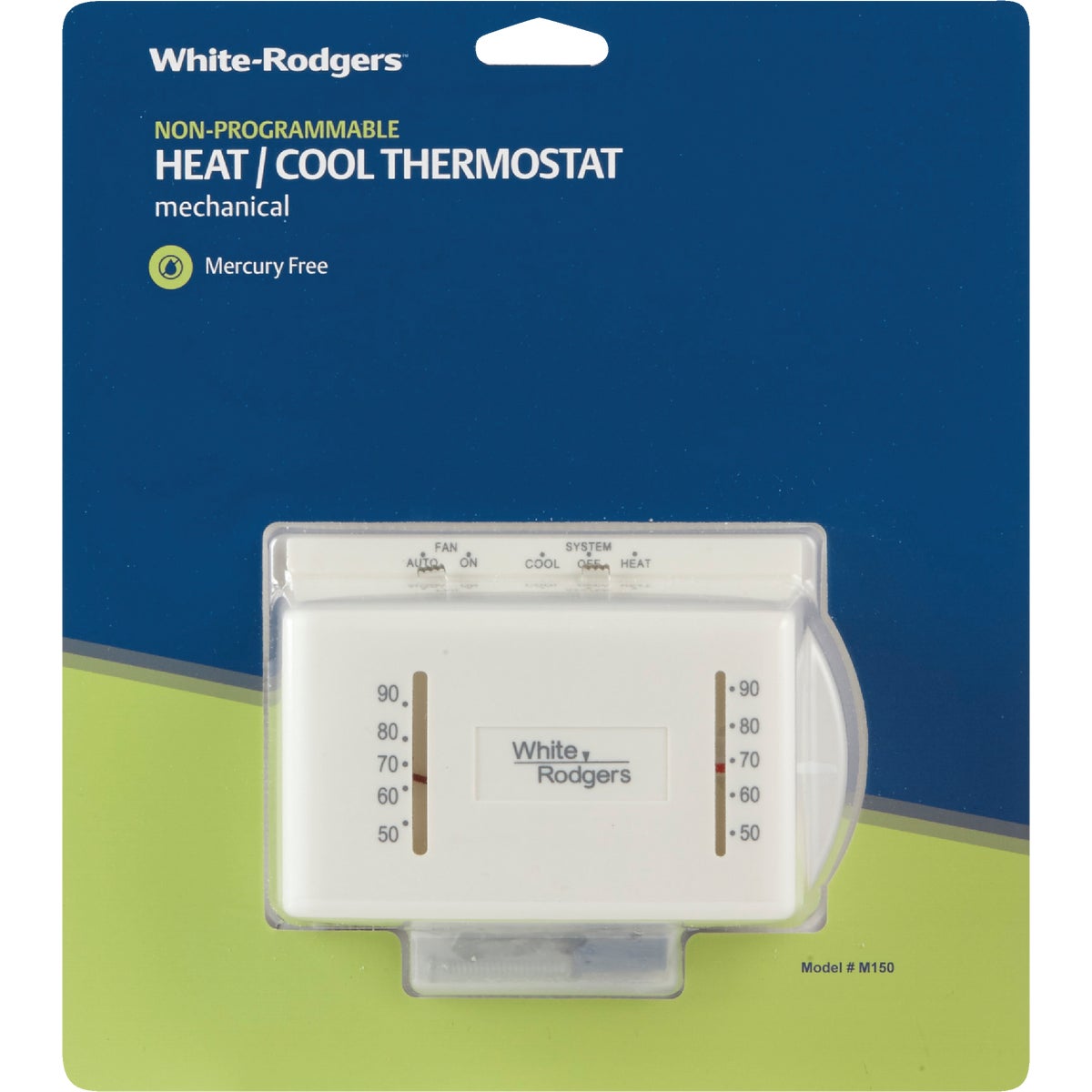 White Rodgers 24V Off-White Mechanical Thermostat