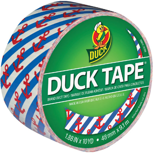 Duck Tape 1.88 In. x 10 Yd. Printed Duct Tape, Hanker for an Anchor