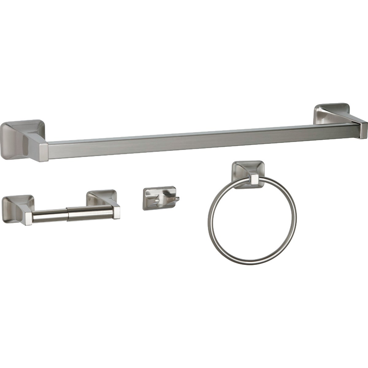 Home Impressions Brushed Nickel Vista Bath Accessory Kit