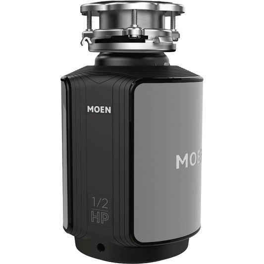 Moen 1/2 HP Stainless Steel Garbage Disposer, 4 Year Warranty