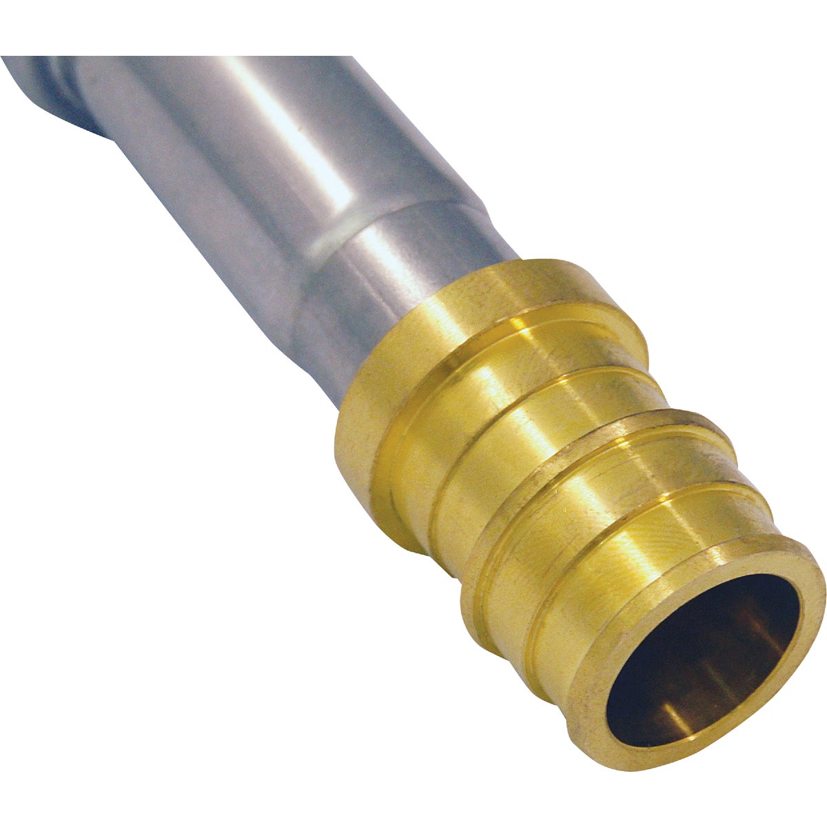 Conbraco 3/4 In. Brass Expansion Barb x 3/4 In. FNPT x 18 In. L WHC Stainless Steel Type A PEX Water Heater Connector