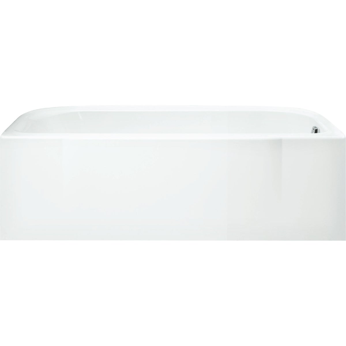 Sterling Accord 60 In. L x 30 In. W x 15 In. D Right Drain Bathtub in White