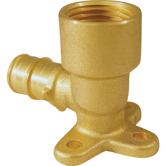 Apollo Retail 1/2 In. Barb x 1/2 In. FNPT 90 Deg. Brass PEX Elbow