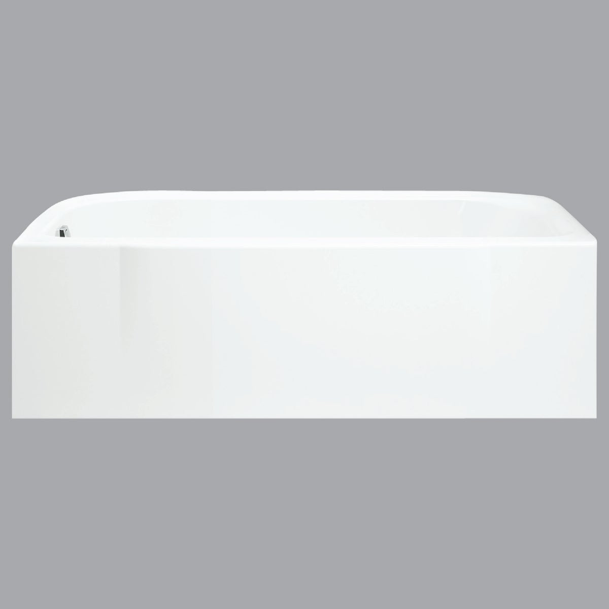 Sterling Accord 60 In. L x 30 In. W x 15 In. D Left Drain Bathtub in White