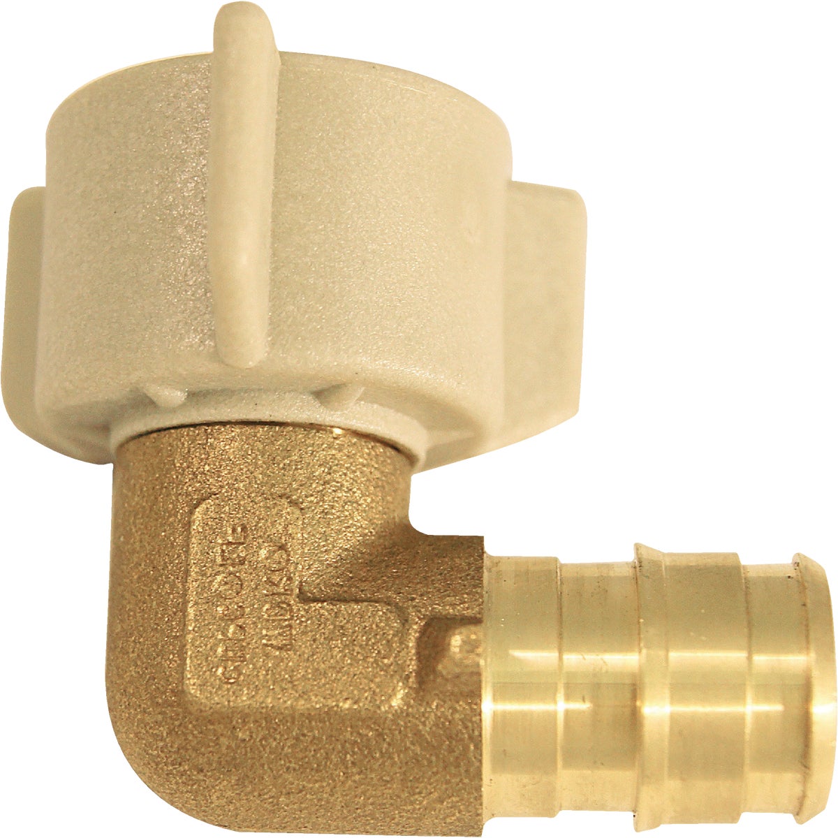 Apollo Retail 1/2 In Barb. x 1/2 In. FNPT 90 Deg. Brass PEX Elbow