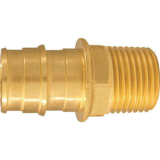 Apollo Retail 3/4 In. PEX A x 1/2 In. MIP Brass PEX Adapter