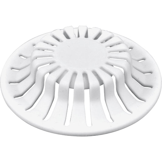 Danco 1-1/2 In. White Silicone Bathroom Sink Drain Strainer (2-Pack)