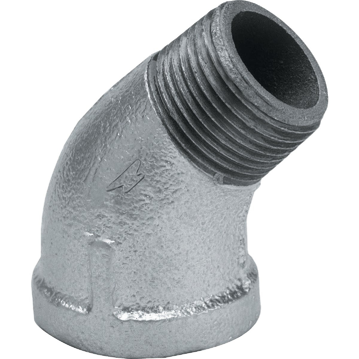 Anvil 3/8 In. 45 Deg. Street Galvanized Elbow (1/8 Bend)