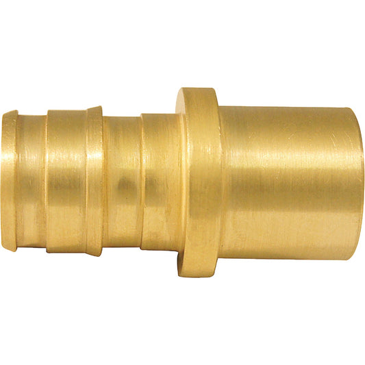 Apollo Retail 1/2 In. PEX A x 1/2 In. MSWT Brass PEX Adapter