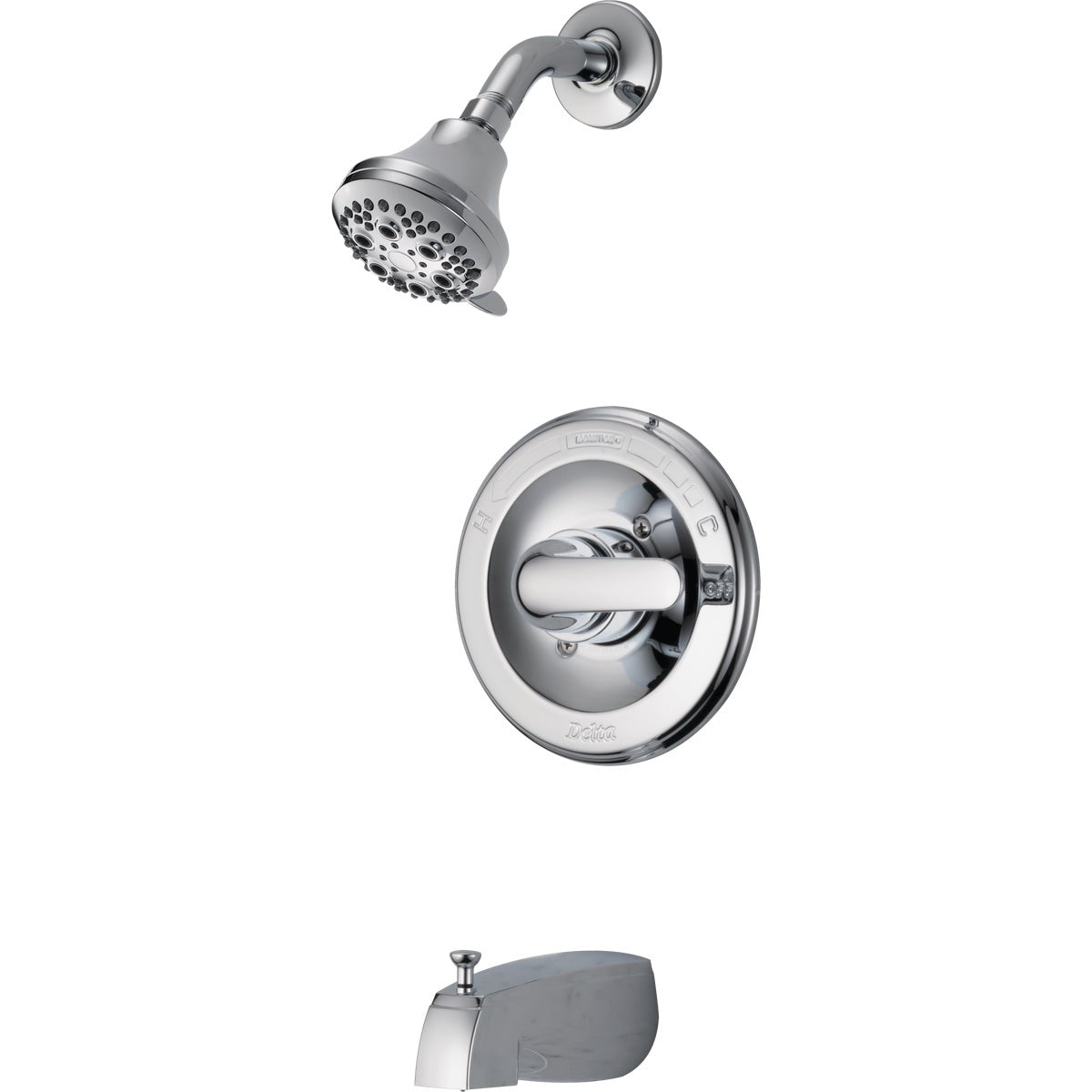 Delta Classic Chrome Single-Handle Tub and Shower Faucet