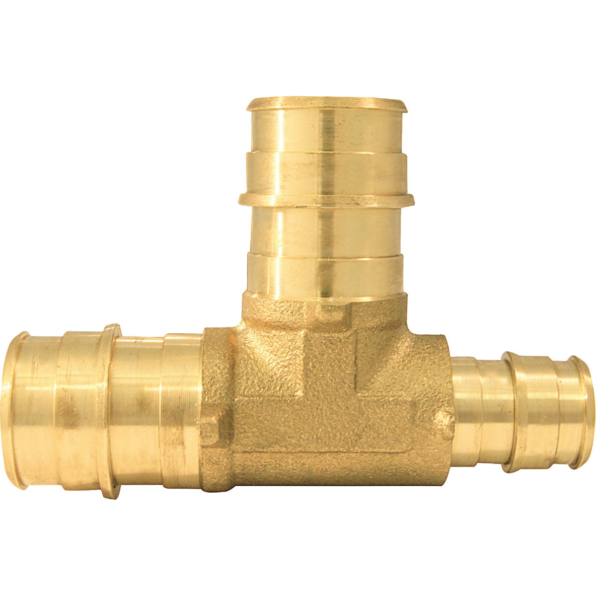 Apollo Retail 3/4 In. x 1/2 In. x 3/4 In. Barb Brass PEX Tee