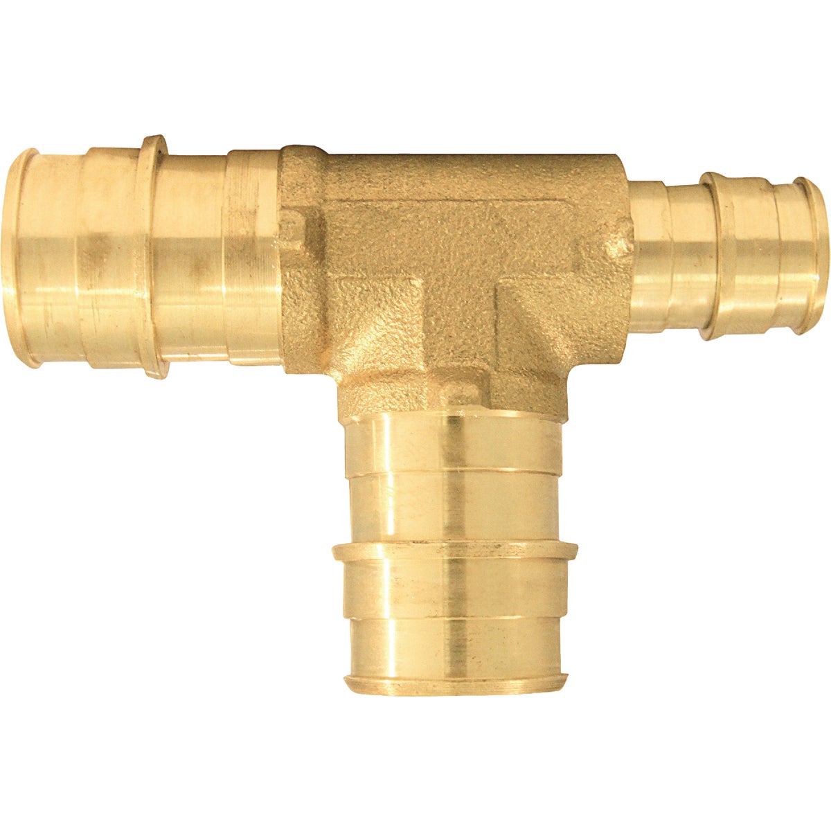 Apollo Retail 3/4 In. x 1/2 In. x 3/4 In. Barb Brass PEX Tee