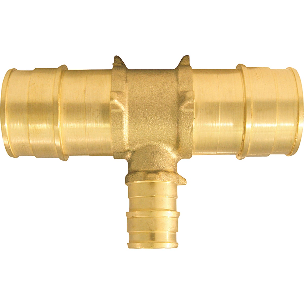 Apollo Retail 1 In. x 1 In. x 1/2 In. Barb Brass PEX Tee