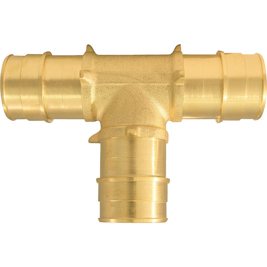 Apollo Retail 1 In. x 1 In. x 1 In. Barb Brass PEX Tee