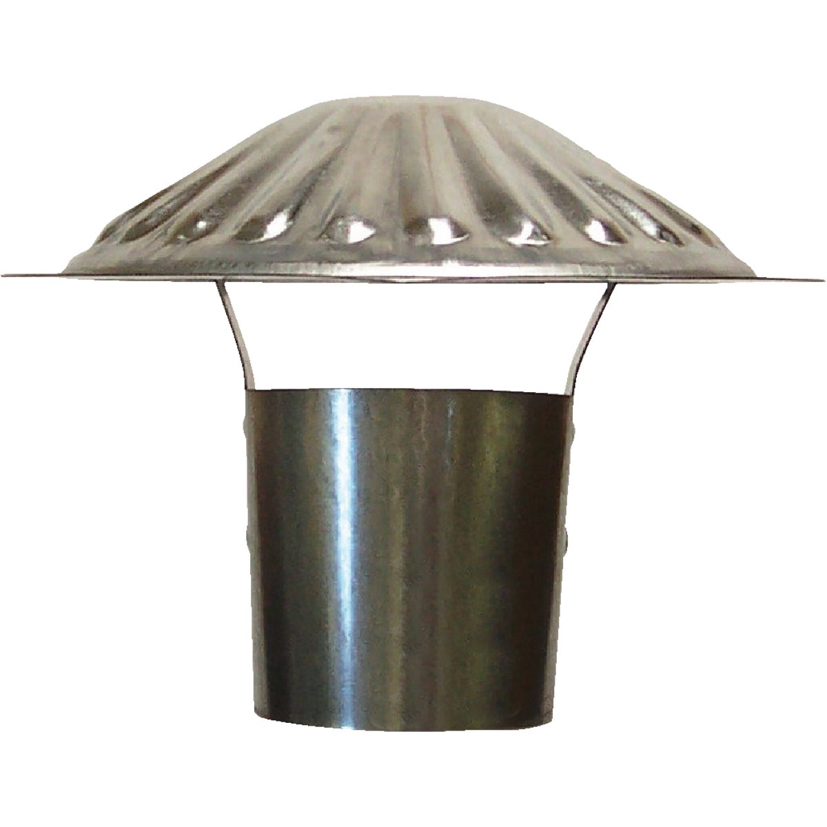 S & K Galvanized Steel 3 In. x 6-3/4 In. Vent Pipe Cap