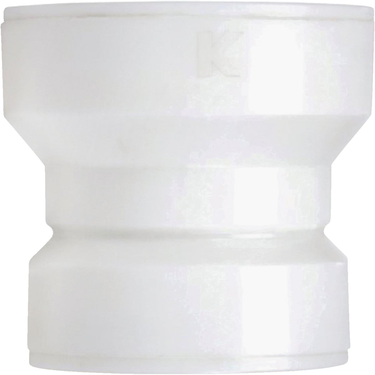 Keeney Insta-Plumb 1-1/2 In. x 1-1/2 In. White Plastic Trap Waste Adapter