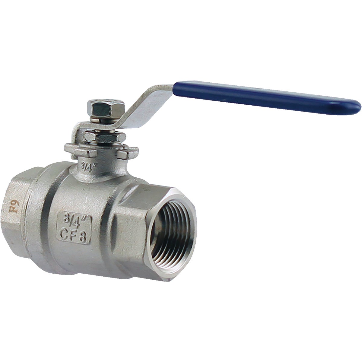 PLUMB-EEZE 1/2 In. FPT Stainless Steel Full Port Ball Valve