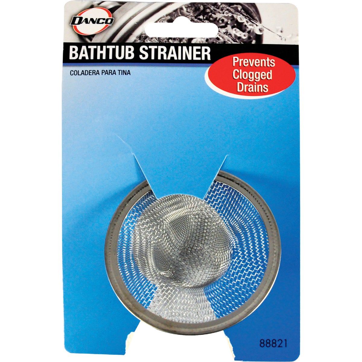 Danco 2-3/4 In. Stainless Steel Mesh Tub Drain Strainer