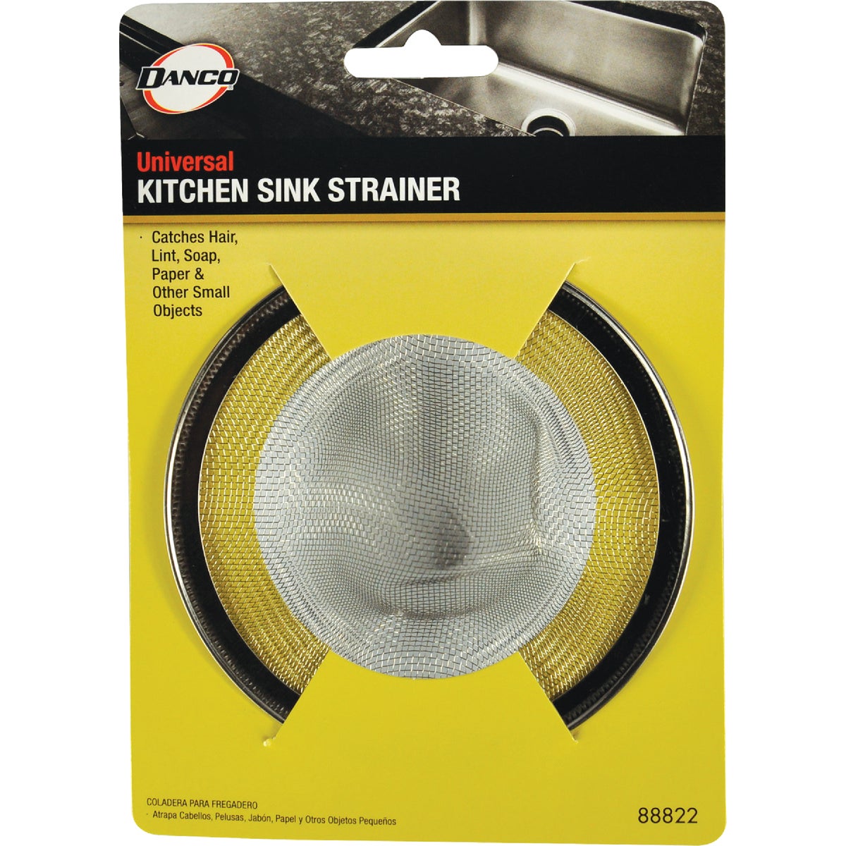 Danco 4-1/2 In. Stainless Steel Mesh Kitchen Sink Strainer