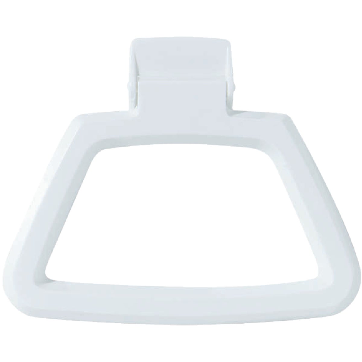 Homz White Polystyrene Towel Ring