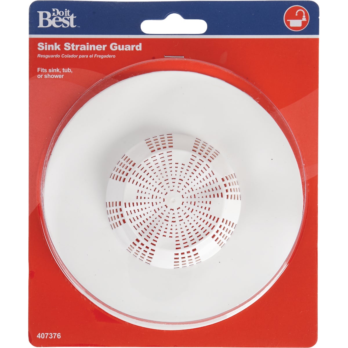 Do it White Hair Snare Sink/Tub Drain Strainer