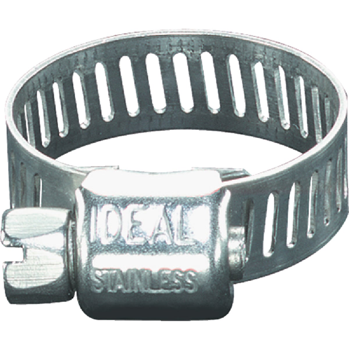 Ideal 5/16 In. - 7/8 In. Stainless Steel Micro-Gear Hose Clamp w/Zinc-Plated Carbon Steel Screw