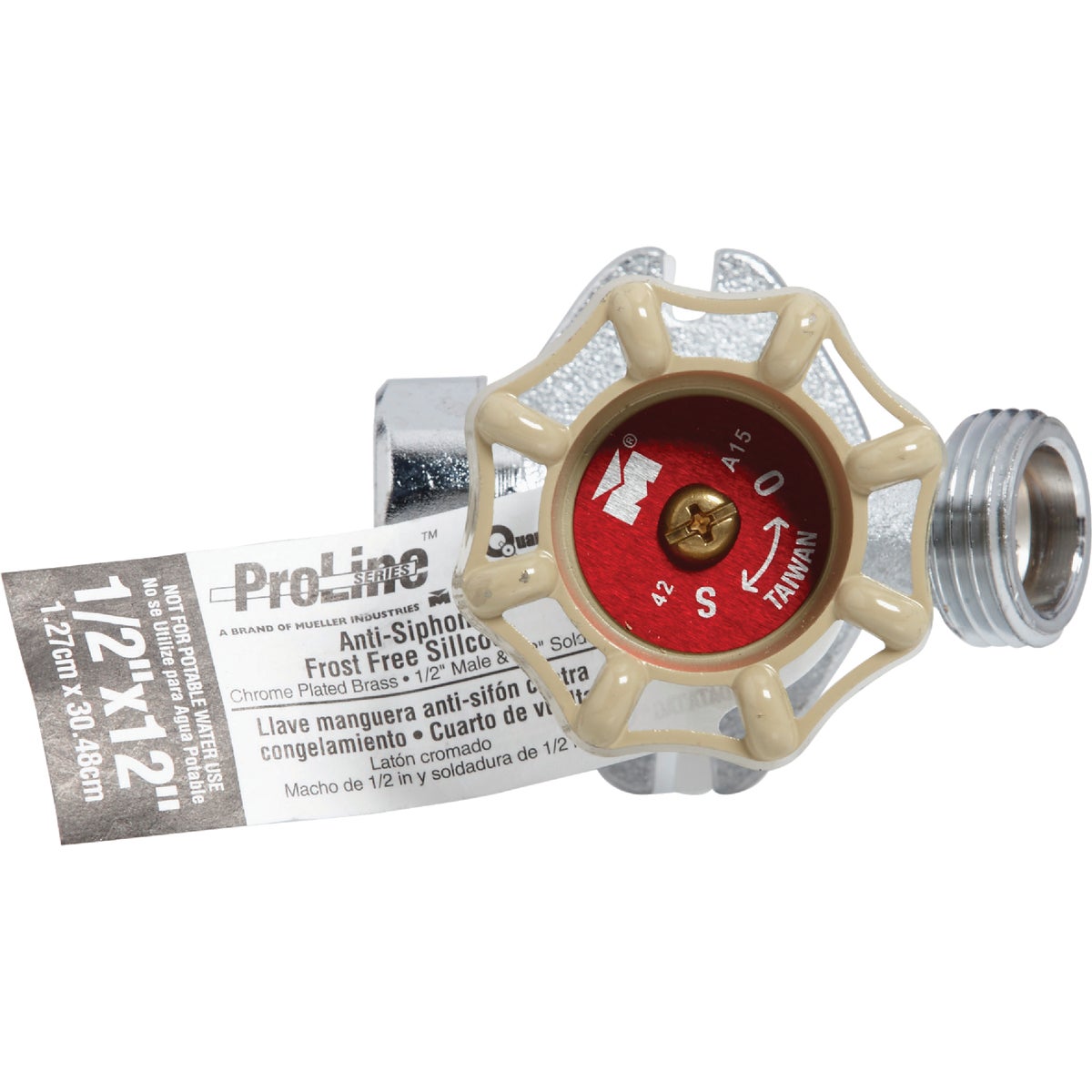 ProLine QuarterMaster 1/2 In. MIP x 1/2 In. Solder x 12 In. Anti-Siphon Frost Free Wall Hydrant