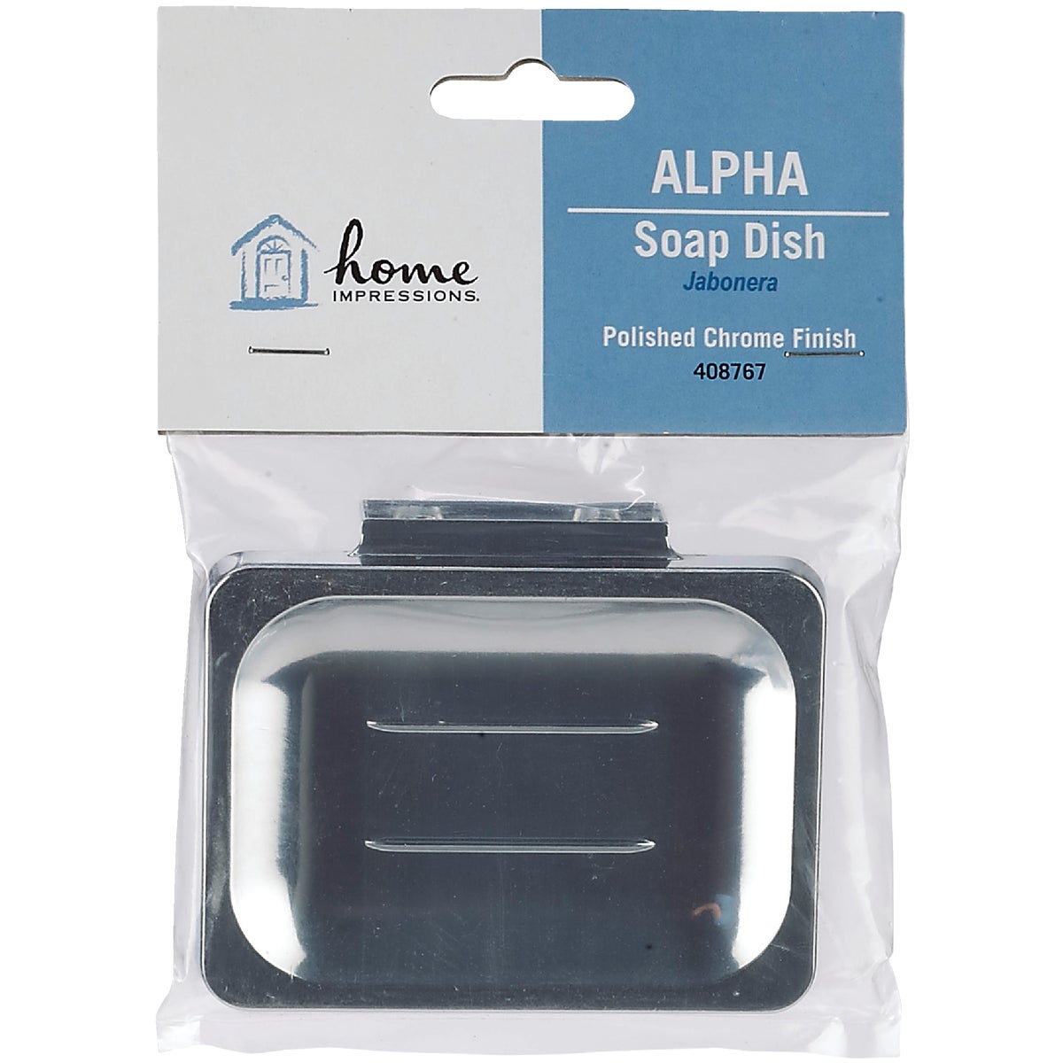 Home Impressions Alpha Chrome Soap Dish