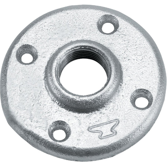 Anvil 1/2 In. Malleable Iron Galvanized Floor Flange