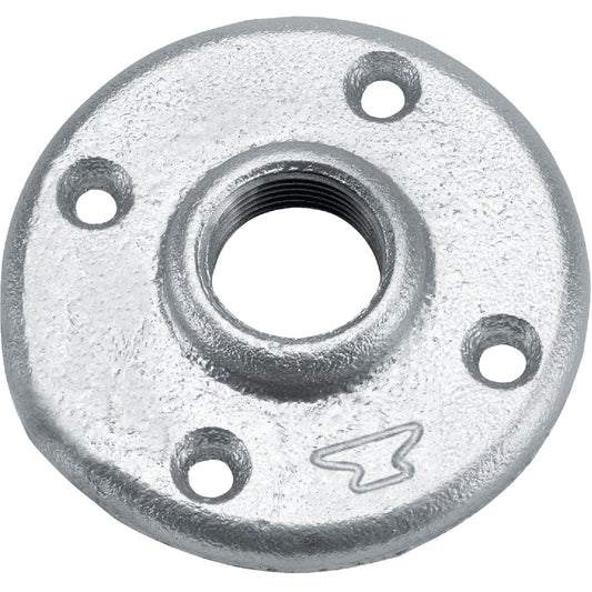 Anvil 1-1/4 In. Malleable Iron Galvanized Floor Flange