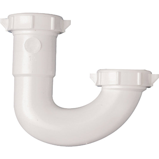 Plumb Pak 1-1/2 In. or 1-1/4 In. White Plastic J-Bend