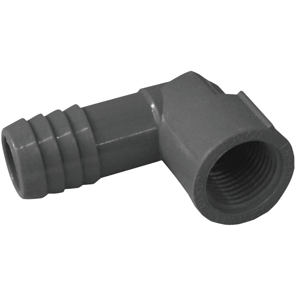 Boshart 3/4 In. x 1/2 In. FIP 90 Deg. Reducing Polypropylene Insert Elbow (1/4 Bend)