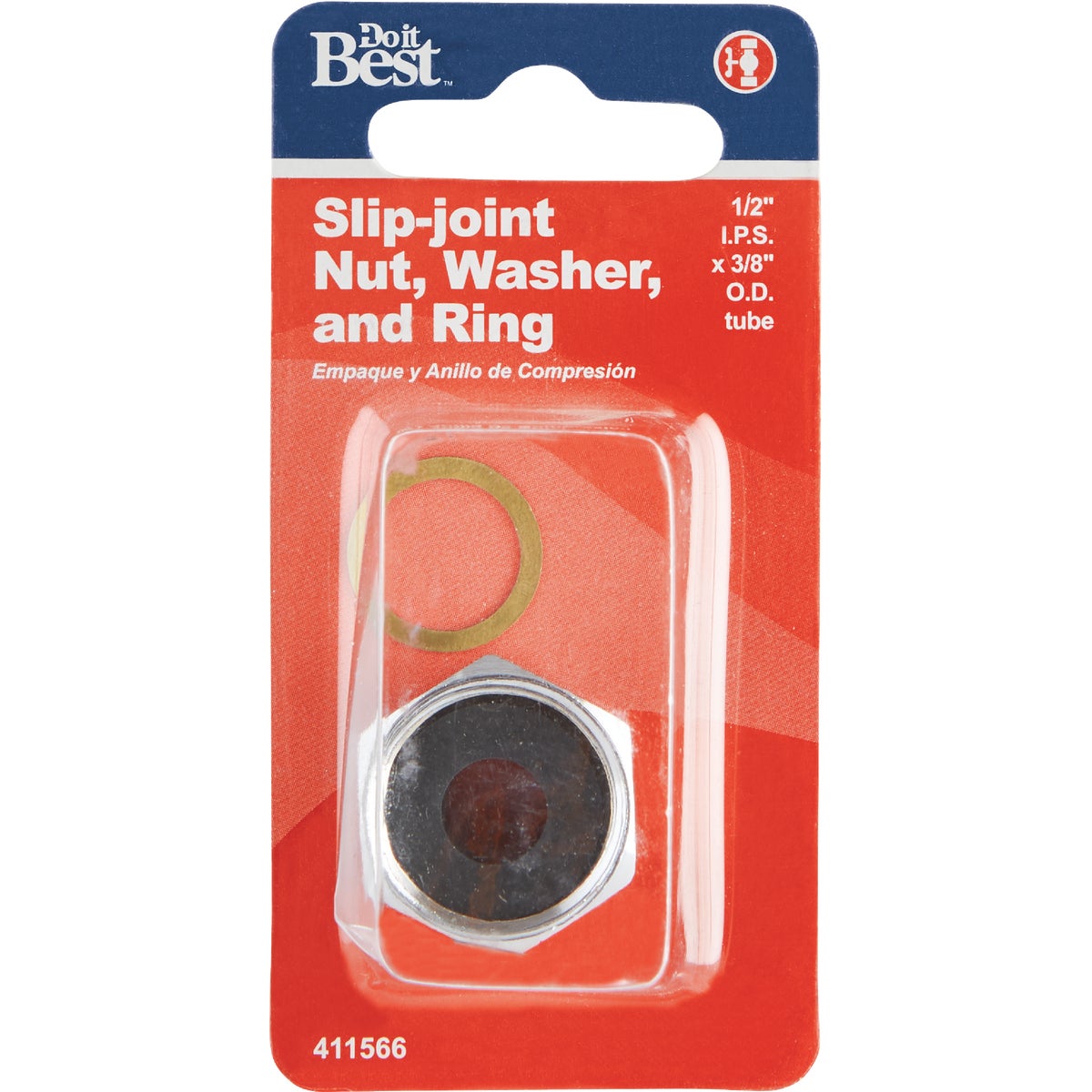 Do it 1/2 In. x 3/8 In. Slip-Joint Nut Set