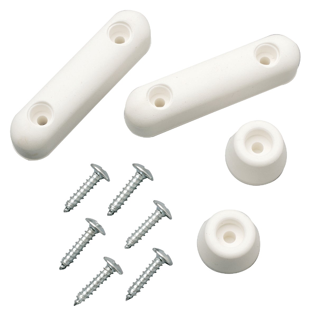 Do it 2" x 3/4" White Plastic Toilet Seat Screw Bumper Set