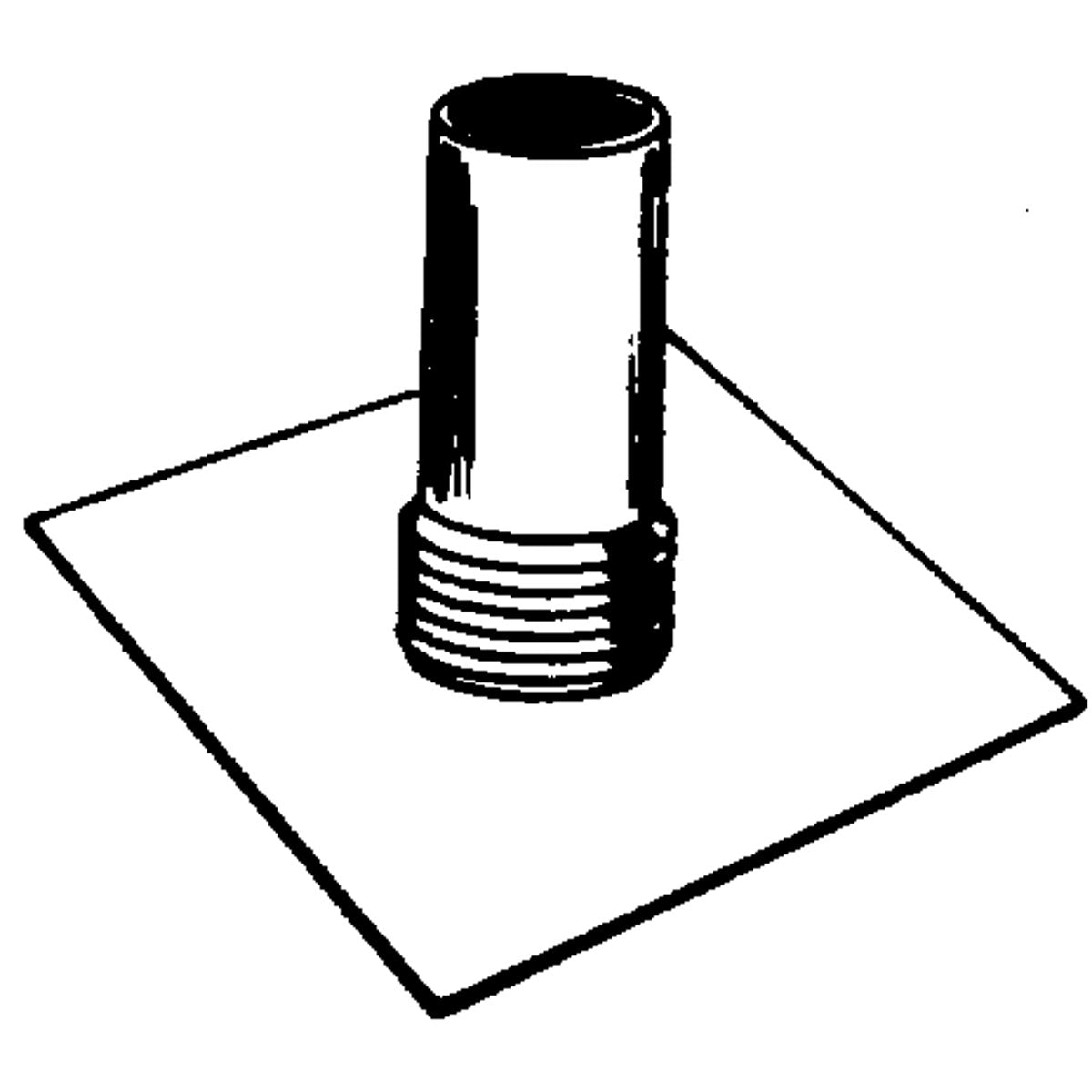 Jones Stephens 1-1/2 In. Lead Roof Pipe Flashing