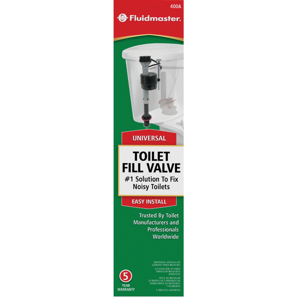 Fluidmaster Adjustable Universal Toilet Fill Valve