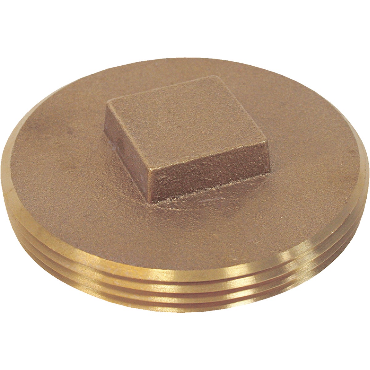 Jones Stephens 3 In. Brass Cleanout Drain Plug