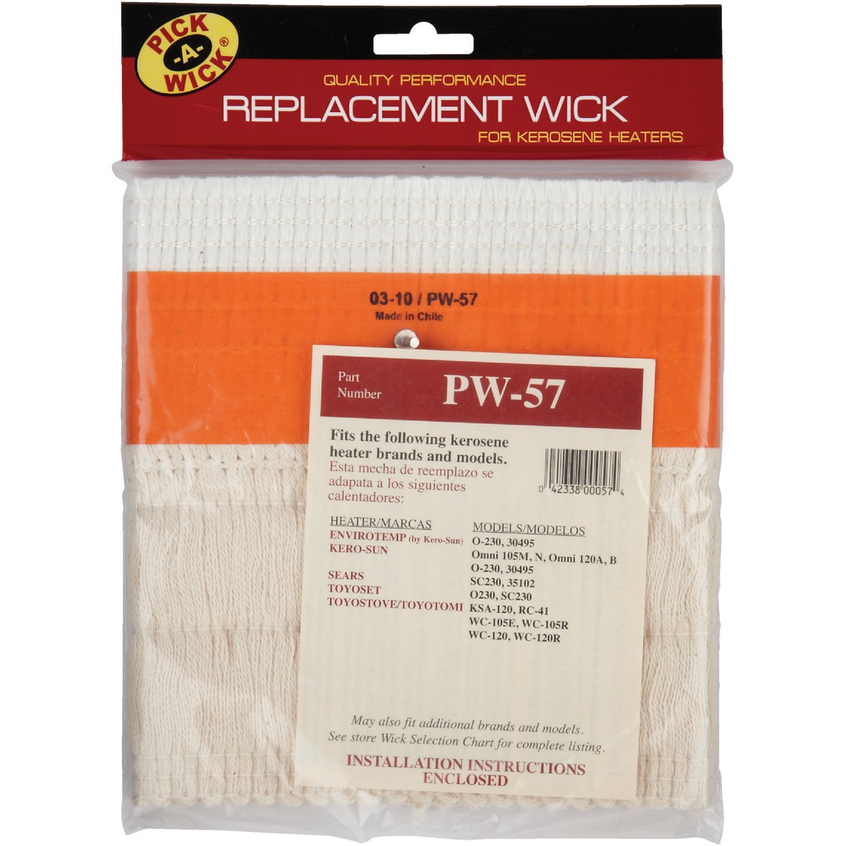 Pick-A-Wick PW-57 Kerosene Heater Wick