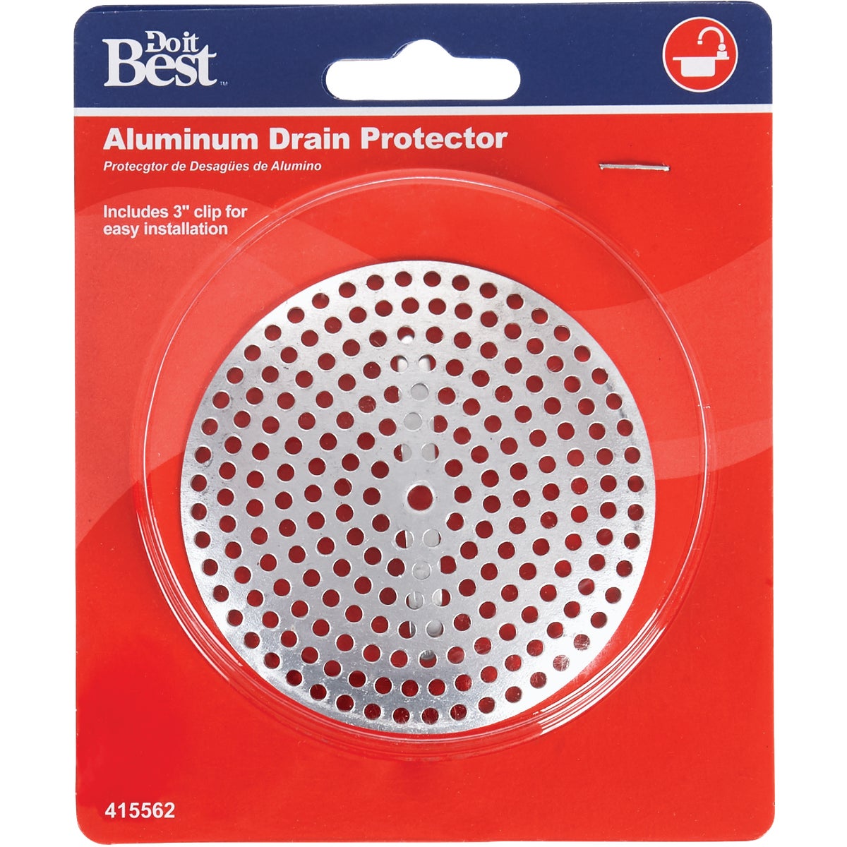 Do it 3-1/8 In. Chrome-Plated Steel Kitchen Sink Drain Strainer