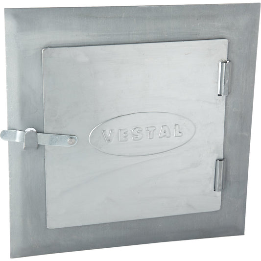 Vestal 8 In. x 8 In. Unpainted Galvanized Steel Cleanout Door