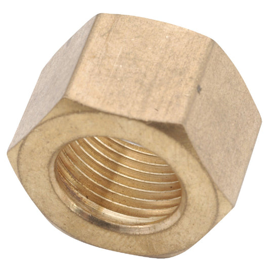 Anderson Metals 5/8 In. Brass Compression Nut (2-Pack)