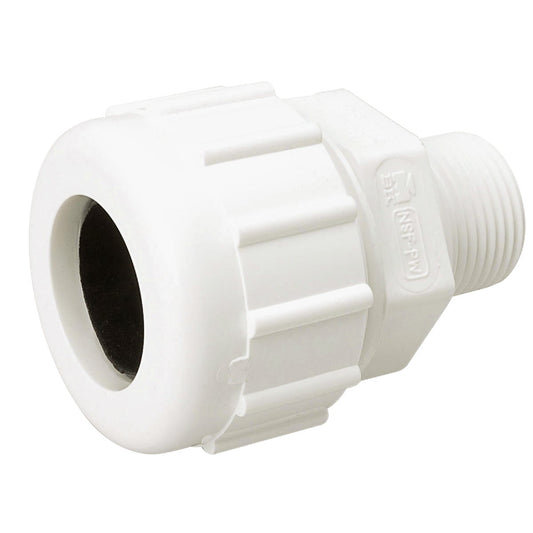 B&K 1-1/2 In. MIPT Schedule 40 Compression Union PVC Adapter