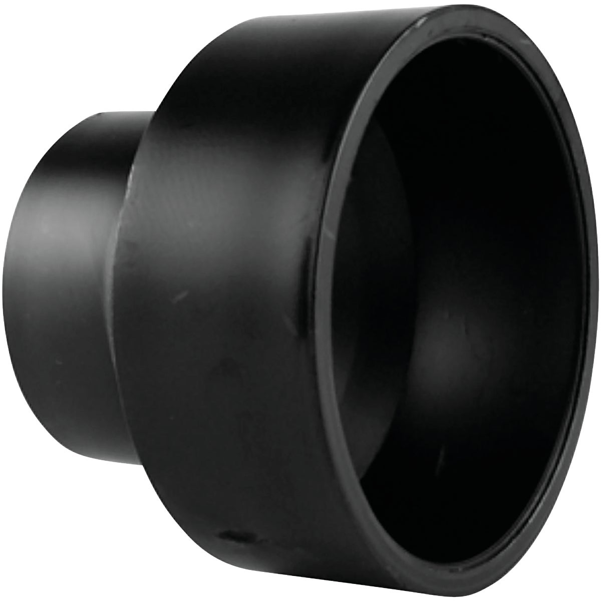 Charlotte Pipe 3 In. x 1-1/2 In. Hub x Hub Reducing ABS Coupling