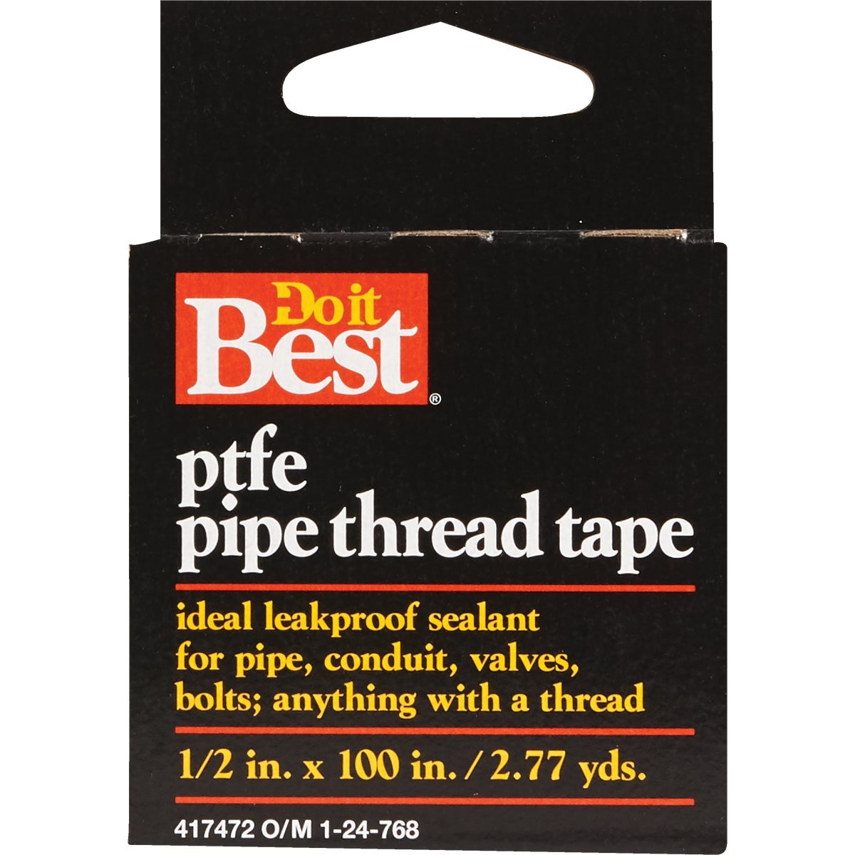 Do it Best 1/2 In. x 100 In. White Thread Seal Tape