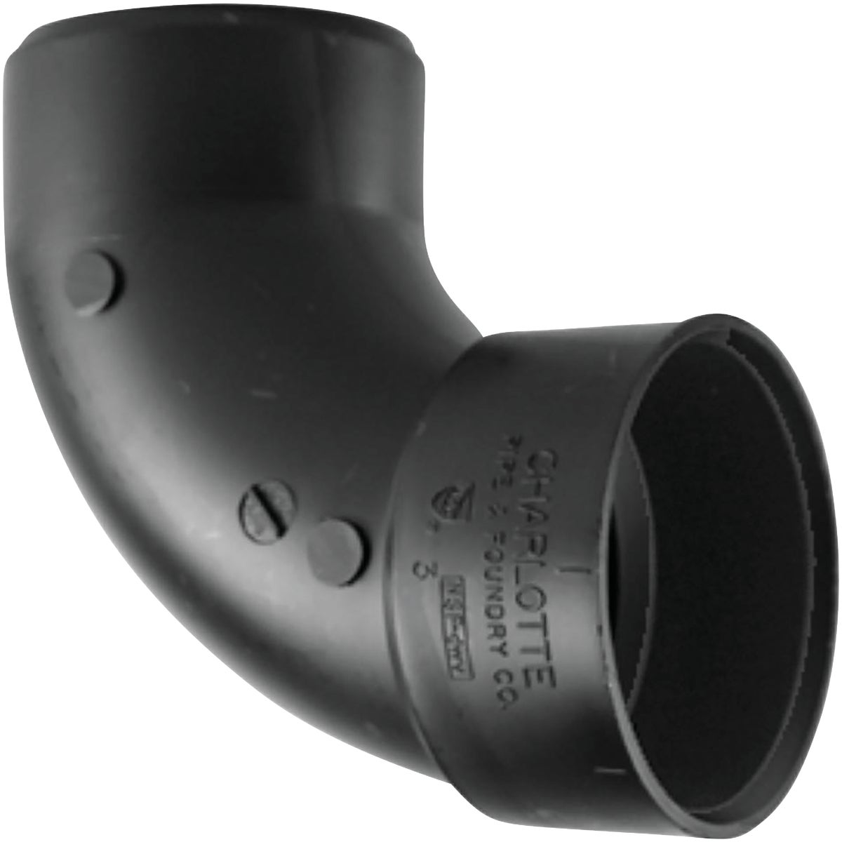 Charlotte Pipe 1-1/2 In. Hub x Spigot 90 Deg. Sanitary Street ABS Elbow (1/4 Bend)